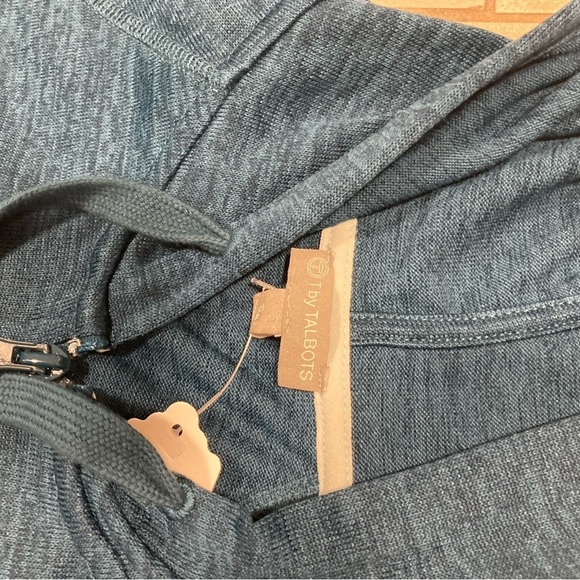 T BY TALBOTS teal sweater - Picture 4 of 4